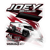 Joey Morrissette | Red 77 | 2023 | Sticker 2 - transparent glossy