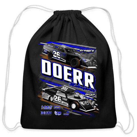 Doerr Racing | 2023 | Cotton Drawstring Bag - black