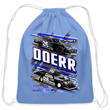 Doerr Racing | 2023 | Cotton Drawstring Bag - carolina blue