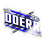 Doerr Racing | 2023 | Sticker - transparent glossy