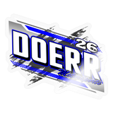 Doerr Racing | 2023 | Sticker - transparent glossy