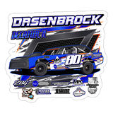 Brian Dasenbrock Jr. | 2023 | Sticker 2 - white matte