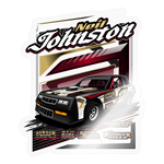 Neil Johnston | 2023 | Sticker 2 - transparent glossy