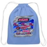 House Divided Racing | 2023 | Cotton Drawstring Bag - carolina blue