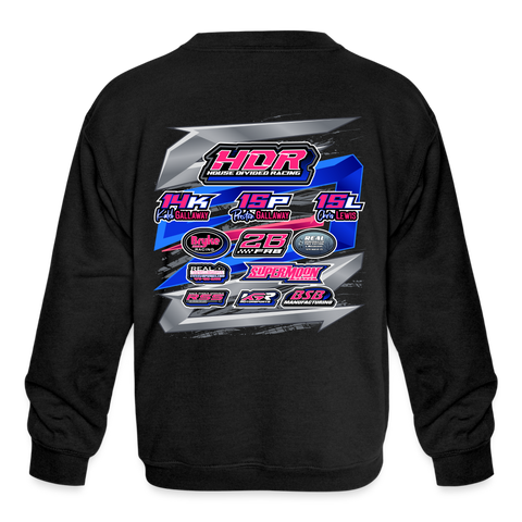 House Divided Racing | 2023 | Youth Crewneck Sweatshirt - black