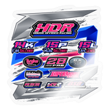 House Divided Racing | 2023 | Sticker 2 - transparent glossy