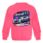 Ryan Arnett | 2023 | Youth Crewneck Sweatshirt - neon pink