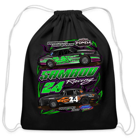 Samrov Racing | 2022 | Cotton Drawstring Bag - black