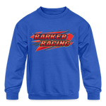 Barker Racing | 2023 | Youth Crewneck Sweatshirt - royal blue