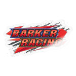 Barker Racing | 2023 | Sticker - transparent glossy