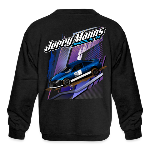 Jerry Manns | 2023 | Youth Crewneck Sweatshirt - black