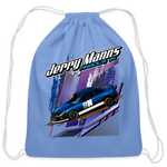 Jerry Manns | 2023 | Cotton Drawstring Bag - carolina blue