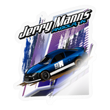 Jerry Manns | 2023 | Sticker 2 - transparent glossy