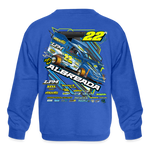 AJ Albreada | 2023 | Youth Crewneck Sweatshirt - royal blue