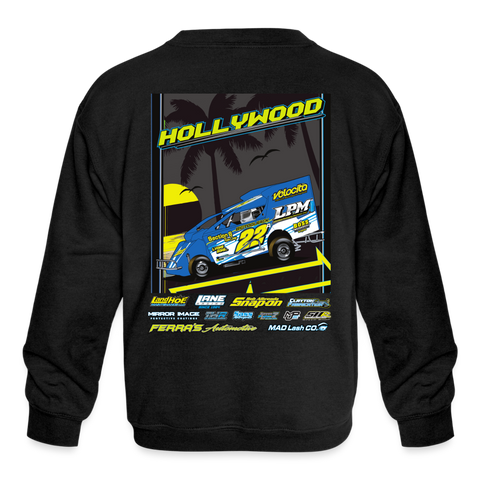 AJ Albreada I Hollywood | 2023 | Youth Crewneck Sweatshirt - black