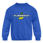 AJ Albreada I Hollywood | 2023 | Youth Crewneck Sweatshirt - royal blue