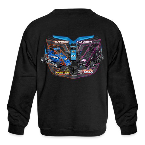 Voight Racing | 2023 | Youth Crewneck Sweatshirt - black