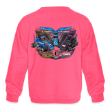 Voight Racing | 2023 | Youth Crewneck Sweatshirt - neon pink