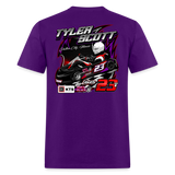 Tyler Scott | 2023 | Adult T-Shirt - purple