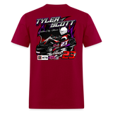Tyler Scott | 2023 | Adult T-Shirt - dark red