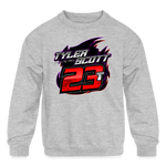 Tyler Scott | 2023 | Youth Crewneck Sweatshirt - heather gray