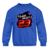 Tyler Scott | 2023 | Youth Crewneck Sweatshirt - royal blue