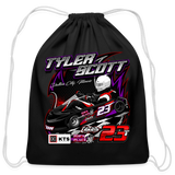 Tyler Scott | 2023 | Cotton Drawstring Bag - black
