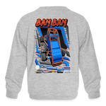 Johndro Racing | 2023 | Youth Crewneck Sweatshirt - heather gray