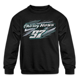 Charley Hess | 2023 | Youth Crewneck Sweatshirt - black