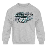 Charley Hess | 2023 | Youth Crewneck Sweatshirt - heather gray