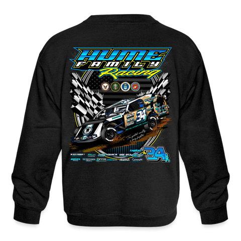 Hume Family Racing | 2023 | Youth Crewneck Sweatshirt - black