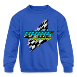 Hume Family Racing | 2023 | Youth Crewneck Sweatshirt - royal blue