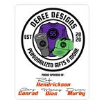Deree Designs | 2022 | Sticker - white matte