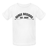 Deree Designs | 2022 | Youth T-Shirt 2 - white