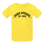 Deree Designs | 2022 | Youth T-Shirt 2 - yellow
