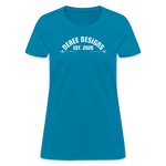 Deree Designs | 2022 | Women's T-Shirt - turquoise