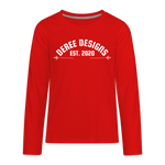 Deree Designs | 2022 | Youth LS T-Shirt - red