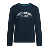 Deree Designs | 2022 | Youth LS T-Shirt - deep navy