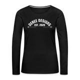 Deree Designs | 2022 | Women's LS T-Shirt - black