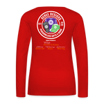 Deree Designs | 2022 | Women's LS T-Shirt - red