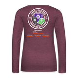 Deree Designs | 2022 | Women's LS T-Shirt - heather burgundy