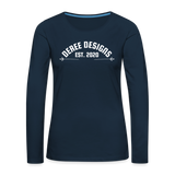 Deree Designs | 2022 | Women's LS T-Shirt - deep navy