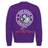 Deree Designs | 2022 | Adult Crewneck Sweatshirt - purple