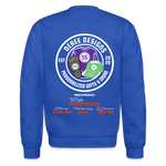 Deree Designs | 2022 | Adult Crewneck Sweatshirt - royal blue