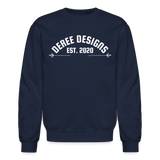 Deree Designs | 2022 | Adult Crewneck Sweatshirt - navy