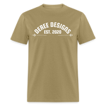 Deree Designs | 2022 | Men's T-Shirt - khaki