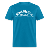 Deree Designs | 2022 | Men's T-Shirt - turquoise