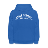 Deree Designs | 2022 | Youth Hoodie - royal blue