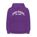 Deree Designs | 2022 | Youth Hoodie - purple