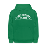 Deree Designs | 2022 | Youth Hoodie - kelly green